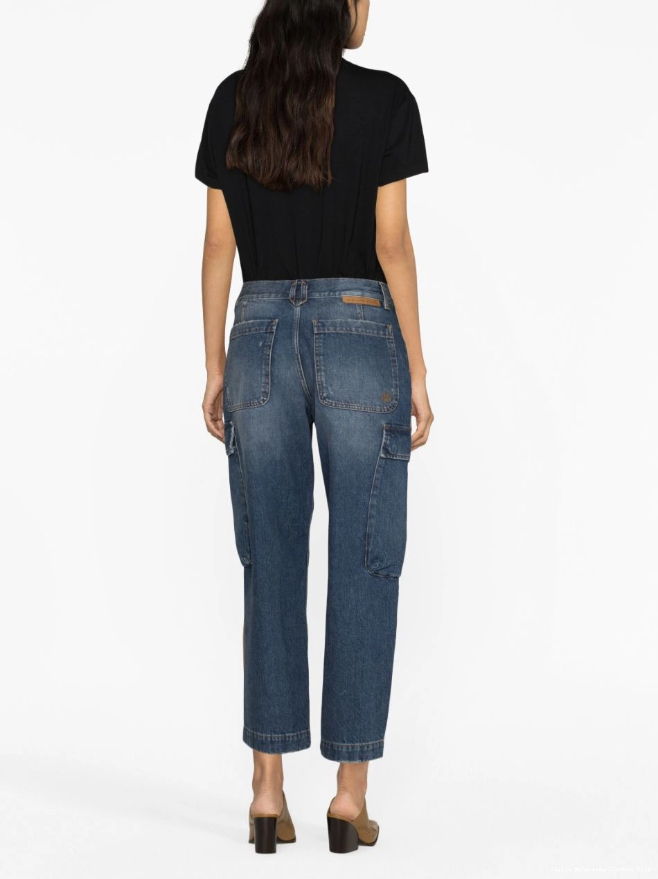 Cheap cropped McCartney cargo jeans Stella Women 0714